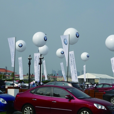 Hot selling aanpassen logo grootte helium opblazen ballonnen helium aantal ballonnen