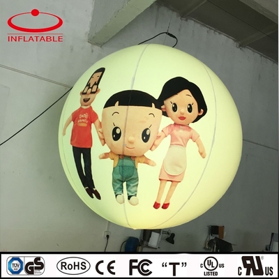 Opblaasbare maan opblaasbare decoraties opblaasbare ballon met LED-verlichting binnen Party ballon voor concert decoraties