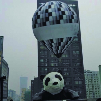 Reclame Helium Sky Ballon PVC Grote op maat gemaakte opblaasbare