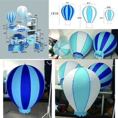 Reclame Helium Sky Ballon PVC Grote op maat gemaakte opblaasbare