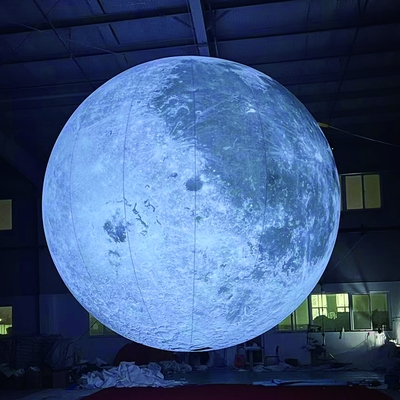 4m opblaasbare reclameballonnen TPU gigantische planeetballonnen