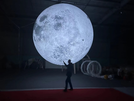 4m opblaasbare reclameballonnen TPU gigantische planeetballonnen