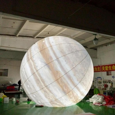 4m opblaasbare reclameballonnen TPU gigantische planeetballonnen