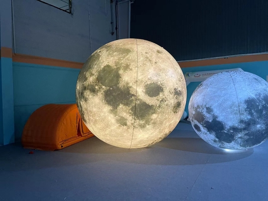 4m opblaasbare reclameballonnen TPU gigantische planeetballonnen