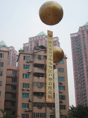 Aanpassing Drijvende reclame ballon groot voor bruiloften