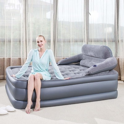 Opblaasbare opblaasbare bank bedleger PVC opvouwbare maat voor feest