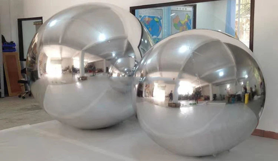Dubbele laag PVC grote spiegelbal buiten decoratief opblaasbaar