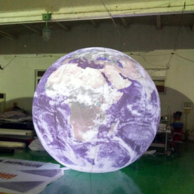 Waterdichte opblaasbare planeetballonnen met stokken voor decoratie voor feestdagen