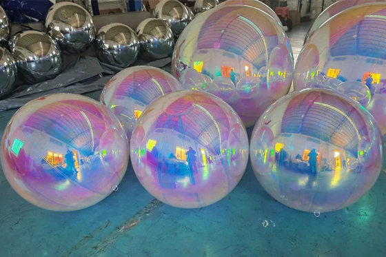 Festival Giant opblaasbare spiegelbal Commercieel decoratief PVC