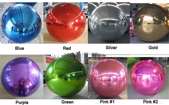 Festival Giant opblaasbare spiegelbal Commercieel decoratief PVC