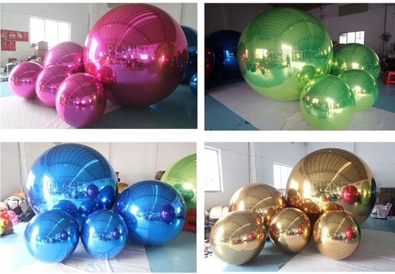 Commerciële opblaasbare spiegelballen PVC-decoratieve CE-certificaat