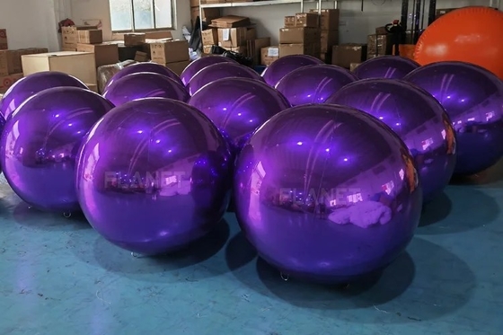 Commerciële opblaasbare spiegelballen PVC-decoratieve CE-certificaat