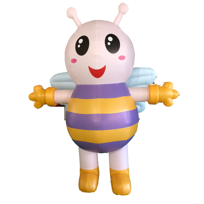 Kerstmascotte opblaasbaar