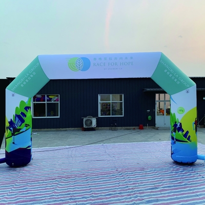 Grote buiten advertentie opblaasbare boog voor evenement opblaasbare bevel boog