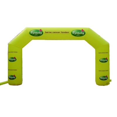 Opblaasbare boog voor thema-evenement aangepaste opblaasbare boog buiten en opblaasbare sport reclame boog