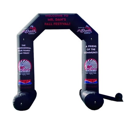 Gepersonaliseerd merk logo Reclame Outdoor Gebruikt OEM Grootte Goedkope prijs Opblaasbare boog te koop