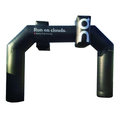 Fabrieksvoorziening Reclame Opblaasbare boog Marathon Start Finish Line Opblaasbare sportboog