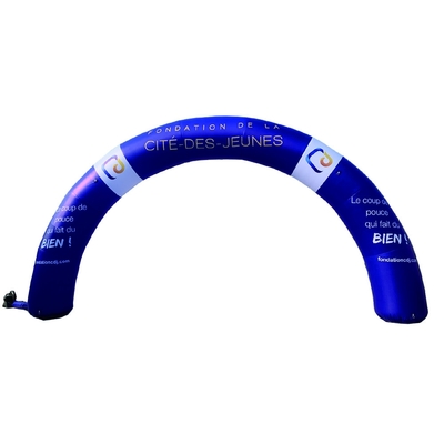 Fabrieksvoorziening Reclame Opblaasbare boog Marathon Start Finish Line Opblaasbare sportboog
