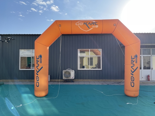Gepersonaliseerde opblaasbare boog geleid opblaasbare boog evenement voor decoratie fabriek rechtstreeks verkoop