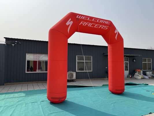 Gepersonaliseerde opblaasbare boog geleid opblaasbare boog evenement voor decoratie fabriek rechtstreeks verkoop