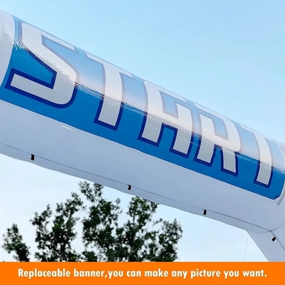 Fabriek Groothandel Customized Logo Brand Vijf zijden opblaasbare boog Goedkoop regenboog opblaasbare boog voor evenementen
