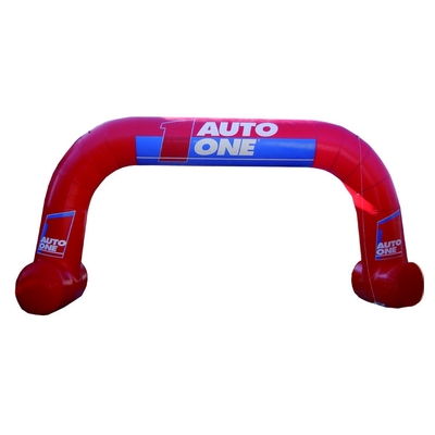 10m eenvoudige Halloween reclame opblaasbare spullen marathon race opblaasbare regenboog evenement ingang doolhof bogen
