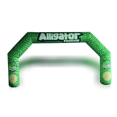 Custom Outdoor Event Finish Line Opblaasbare startboog Opblaasbare ingang Sport Reclameboog