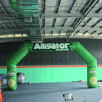 Custom Outdoor Event Finish Line Opblaasbare startboog Opblaasbare ingang Sport Reclameboog