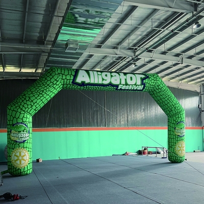 Custom Outdoor Event Finish Line Opblaasbare startboog Opblaasbare ingang Sport Reclameboog