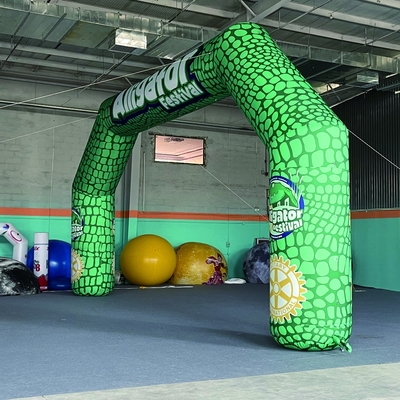 Custom Outdoor Event Finish Line Opblaasbare startboog Opblaasbare ingang Sport Reclameboog