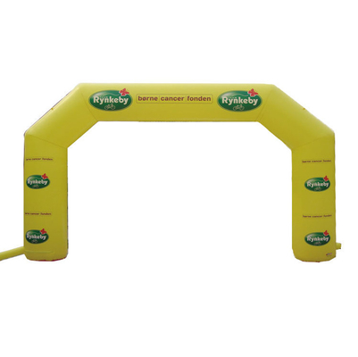 Custom logo Big Race Wedding opblaasbare finishline boog feest voor outdoor evenement
