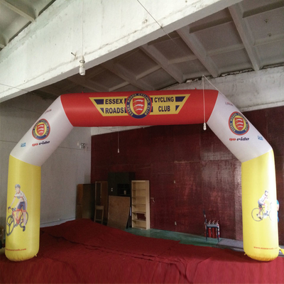 Custom Printing Logo Giant Outdoor Inflatable Sports Arch Race Arch voor wedstrijd amusement