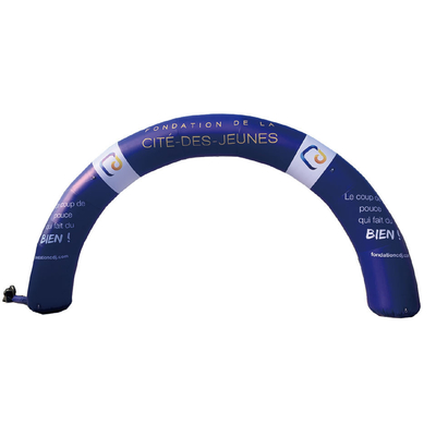 Op maat gemaakte ontwerp Outdoor Reclame Opblaasbare boog Marathon Start Finish Line Opblaasbare boog