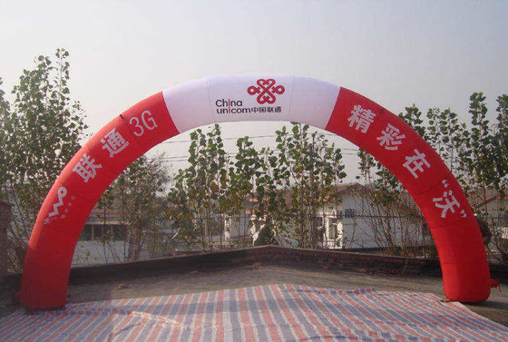Outdoor Event Custom Print Start- en finishlijn bogen Reclame Sport opblaasbare boog met logo
