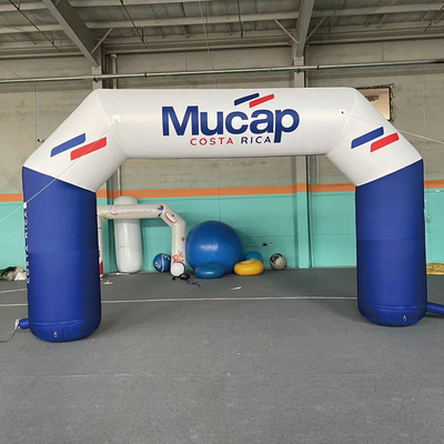 Buiten evenementen Display Custom Print Waterdicht Start Welkom Finish Race Poort Sport Luchtopblaasbare bogen