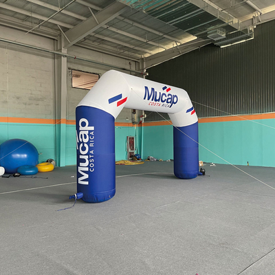 Buiten evenementen Display Custom Print Waterdicht Start Welkom Finish Race Poort Sport Luchtopblaasbare bogen