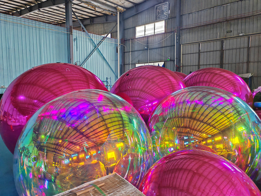 Op maat gemaakt 1,5 m 2 m reclame spiegel ballon spiegelbal