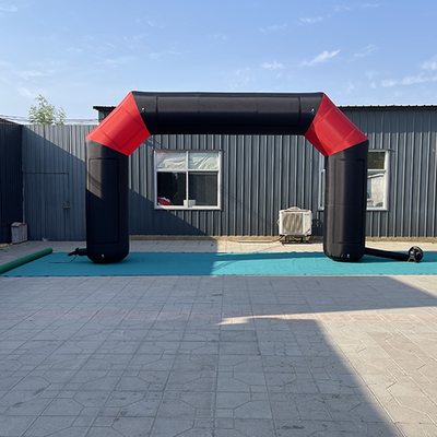 Hoogwaardige outdoor promotie thema evenement opblaasbare boog sport reclame boog