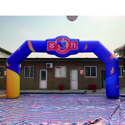 Hoogwaardige outdoor promotie thema evenement opblaasbare boog sport reclame boog