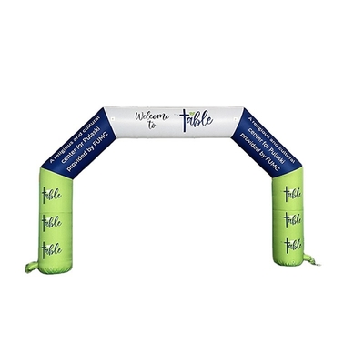 CE-goedgekeurde blazer maat logo opblaasbare vierkante finishboog