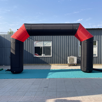 Nieuw ontwerp buiten rond reclame opblaasbare boog met verlcro logo drukwerk voor sportevenementen merkpromotie