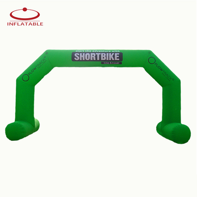 Nieuw ontwerp buiten rond reclame opblaasbare boog met verlcro logo drukwerk voor sportevenementen merkpromotie