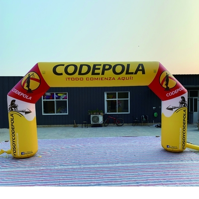 China Original Factory Professionele opblaasbare boog met high-definition digitaal printen en precisie snijapparatuur