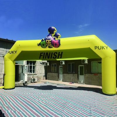 Goedkope prijs Digitaal drukwerk opblaasbare boog deur opblaasbare toegangsboog voor outdoor race evenement decoratie en reclame