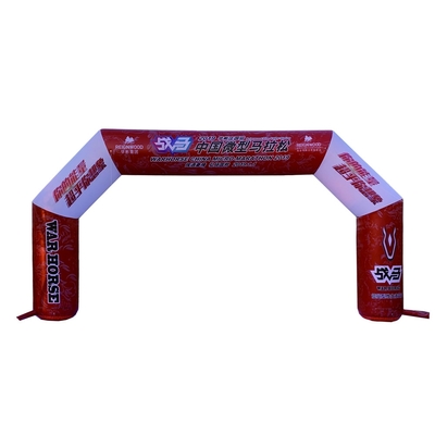 Custom logo grootte waterdicht start welkom finish hek opblaasbare misting Arch