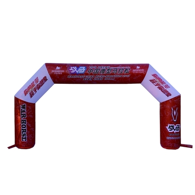 Custom logo grootte waterdicht start welkom finish hek opblaasbare misting Arch