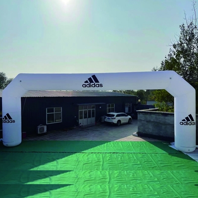 Op maat gemaakte reclame evenementen opblaasbare boog met blazer en luchtdichte boog