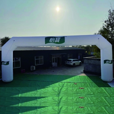 Op maat gemaakte reclame evenementen opblaasbare boog met blazer en luchtdichte boog