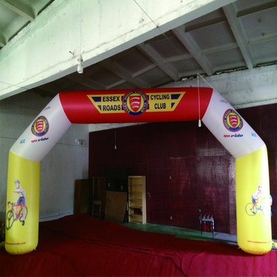 Gepersonaliseerde opblaasbare afwerking boog LED opblaasbare boog voor decoratie