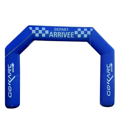 Oxford Cloth Giant Entrance Opblaasbare boog Advertentie evenementen met LED-licht